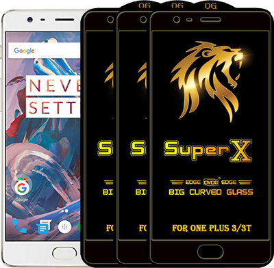PFOAM Edge To Edge Tempered Glass for OnePlus 3(Pack of 3)
