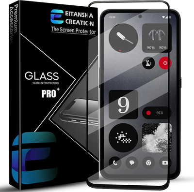 EITANSHA CREATION Edge To Edge Tempered Glass for CMF by Nothing Phone 1, CMF by Nothing Phone 1(Pack of 1)