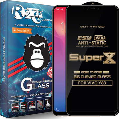 Roxel Edge To Edge Tempered Glass for VIVO Y83(Pack of 1)