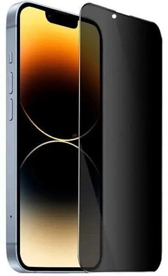 MB SHILD Edge To Edge Tempered Glass for Apple iPhone 13, iPhone 14, iPhone 16e, iPhone 13 Pro, Privacy Anti Spy Glass with Matte Finish(Pack of 1)