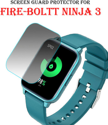 YCHROZE Edge To Edge Tempered Glass for Fire Boltt Ninja 3(Pack of 1)