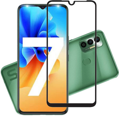 ctel Edge To Edge Tempered Glass for Tecno Spark 7(Pack of 1)