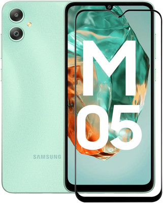 AKSHUD Edge To Edge Tempered Glass for Samsung Galaxy M05(Pack of 1)