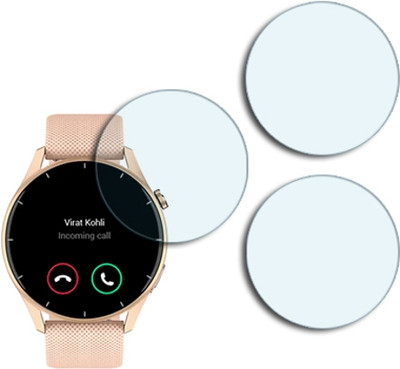 ARBAN Edge To Edge Tempered Glass for NoiseFit Crew Smartwatch 1.38 inch ANTIBLUE TEMPERED GUARD(Pack of 3)