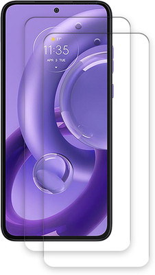 SOMTONE Edge To Edge Tempered Glass for Motorola Edge 30 Neo TEMPERED GUARD FRONTP2(Pack of 2)