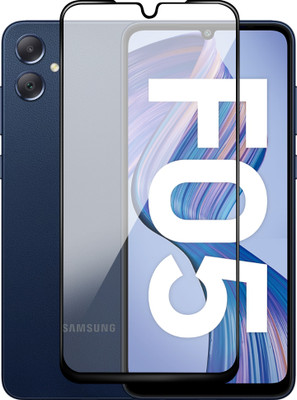 Artistque Edge To Edge Tempered Glass for Samsung Galaxy F05(Pack of 1)