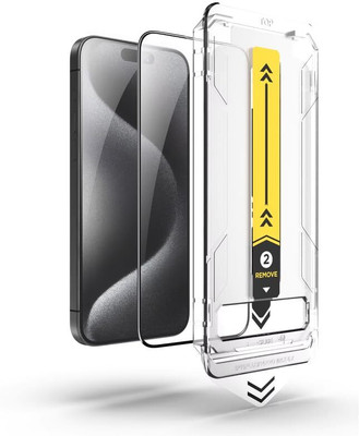 Prime Retail Edge To Edge Tempered Glass for iPhone 16 Pro Max(Pack of 1)