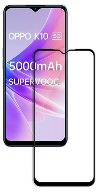 O2MG Edge To Edge Tempered Glass for OPPO K10 5G(Pack of 1)