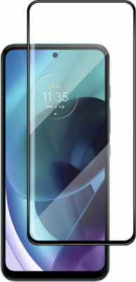KLAH Edge To Edge Tempered Glass for Motorola G71 5G(Pack of 1)
