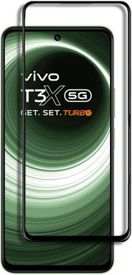 TESPARK Edge To Edge Tempered Glass for vivo T3x 5G, Vivo T3x 5G(Pack of 1)
