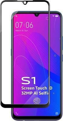 JSS WORLD Edge To Edge Tempered Glass for vivo s1 11d(Pack of 1)