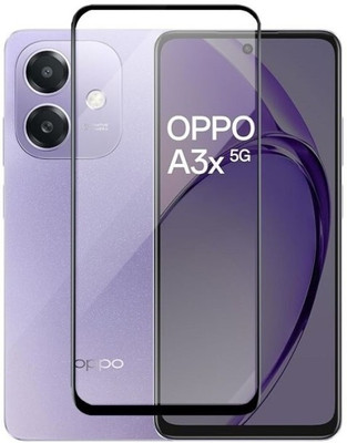 Cermarise Edge To Edge Tempered Glass for Oppo A3x 5G(Pack of 1)