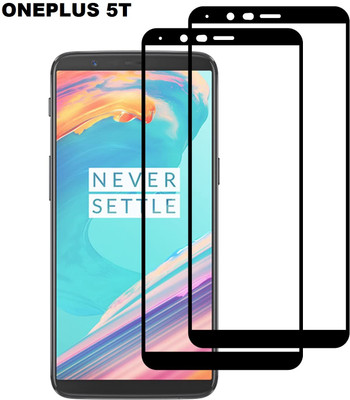 spaziogold Edge To Edge Tempered Glass for OnePlus 5T(Pack of 2)