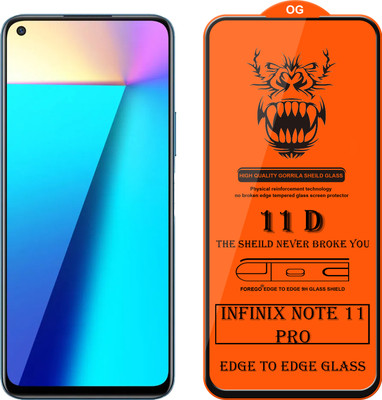 Forego Edge To Edge Tempered Glass for Infinix Note 11 Pro(Pack of 1)