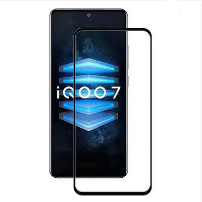 POPAT Edge To Edge Tempered Glass for IQOO 7, Vivo iqoo 7, Vivo iq00 7(Pack of 1)
