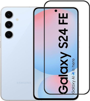 DSCASE Edge To Edge Tempered Glass for SAMSUNG Galaxy S24 FE 5G(Pack of 1)