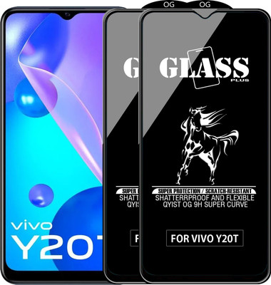 Qyist Edge To Edge Tempered Glass for VIVO Y20T(Pack of 2)