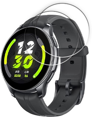 SOMTONE Edge To Edge Tempered Glass for Realme Watch T1 SMARTWATCH SCREEN GUARD(Pack of 2)