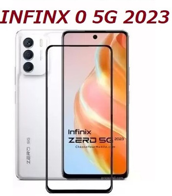 VDAT Edge To Edge Tempered Glass for Infinix ZERO 5G 2023, Infinix ZERO 5G(Pack of 1)