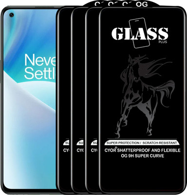 CYOR Edge To Edge Tempered Glass for ONEPLUS NORD 2T(Pack of 4)