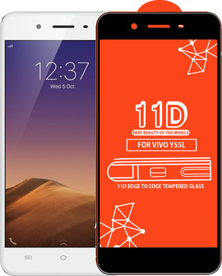 Roxel Edge To Edge Tempered Glass for VIVO Y55L(Pack of 1)