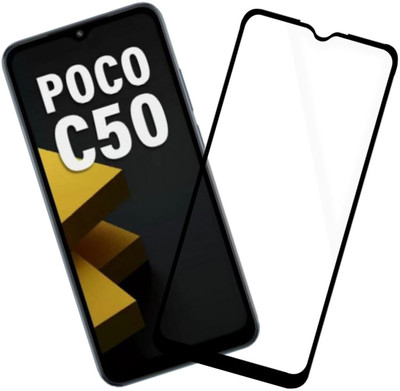 GLOBAL NOMAD Edge To Edge Tempered Glass for Poco 50(Pack of 1)