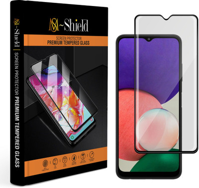 MS-Shield Edge To Edge Tempered Glass for Samsung Galaxy A22s 5G(Pack of 1)