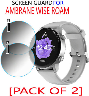YCHROZE Edge To Edge Tempered Glass for AMBRANE WISE ROAM(Pack of 2)