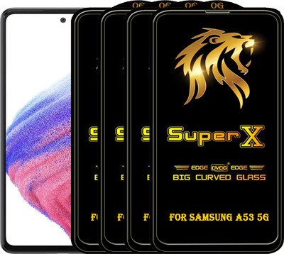 PFOAM Edge To Edge Tempered Glass for SAMSUNG GALAXY A53 5G(Pack of 4)