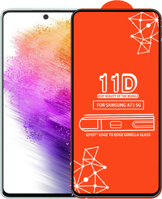 Qyist Edge To Edge Tempered Glass for Samsung Galaxy A73 5G(Pack of 1)