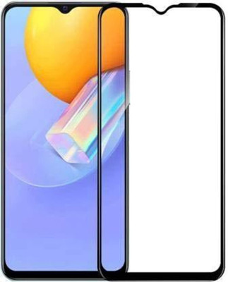 DMJHP Edge To Edge Tempered Glass for Vivo Y31s(Pack of 1)