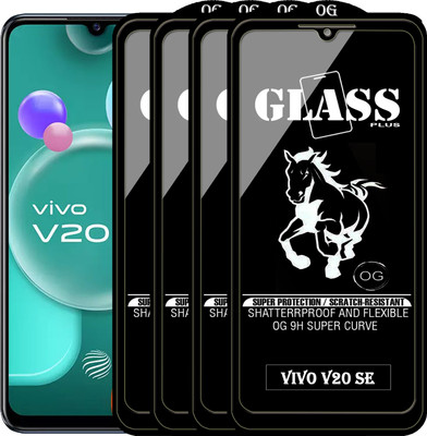 PFOAM Edge To Edge Tempered Glass for VIVO V20 SE(Pack of 4)