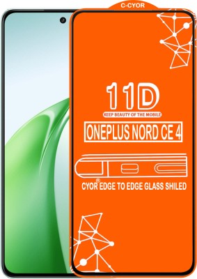 CYOR Edge To Edge Tempered Glass for ONEPLUS NORD CE 4 5G(Pack of 1)