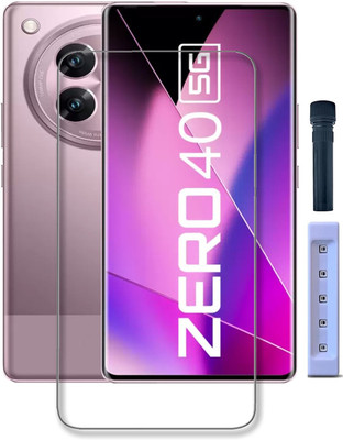 INFINITYWORLD Edge To Edge Tempered Glass for Infinix Zero 40 5G(Pack of 1)