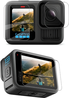 YOUTH MOBI Edge To Edge Tempered Glass for GoPro Hero 13 Action Camera (Transparent) Full Screen Coverage With Installation Kit, Complete Set Of 3 Glass(Pack of 1)