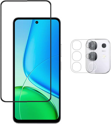 ISAAK Edge To Edge Tempered Glass for Vivo T4x 5G Edge to Edge, Tempered Glass&Camera Lens Protector(COMBO PACK)(Pack of 2)