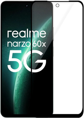 HUPSHY Edge To Edge Tempered Glass for realme Narzo 60x 5G(Pack of 1)