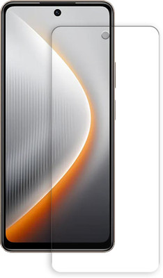 SOMTONE Edge To Edge Tempered Glass for Tecno Pova 7 4G Front Tempered Glass Screen Protector | Anti-Scratch | Edge to Edge Full Coverage | 9H Hardness | Screen Guard(Pack of 1)