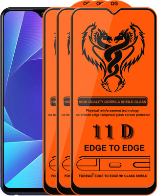 Forego Edge To Edge Tempered Glass for Vivo Y93(Pack of 3)