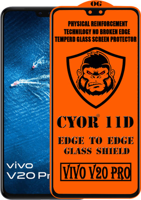 CYOR Edge To Edge Tempered Glass for VIVO V20 PRO(Pack of 1)