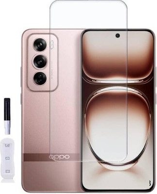 ROYALBASE Edge To Edge Tempered Glass for Oppo Reno 12 5G(Pack of 1)