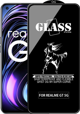 Qyist Edge To Edge Tempered Glass for REALME GT 5G(Pack of 1)