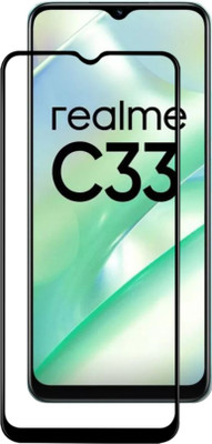VAlight Edge To Edge Tempered Glass for Realme C33, realme C33, Realme C33 2023, realme C33 2023(Pack of 1)