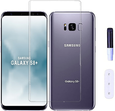 Bigil Edge To Edge Tempered Glass for Samsung Galaxy S8 plus, UV Curved Screen Protector(Pack of 1)