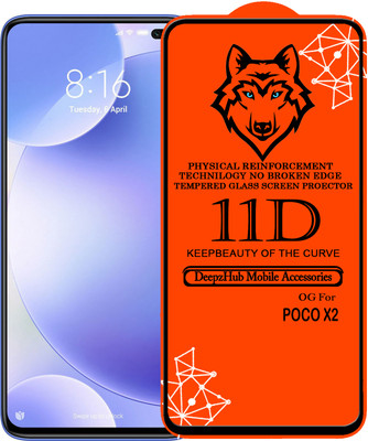 CRodible Edge To Edge Tempered Glass for POCO X2(Pack of 1)