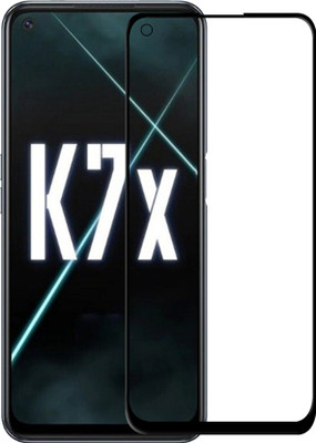 Flipkart SmartBuy Edge To Edge Tempered Glass for oppo k7x 5g(Pack of 1)
