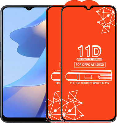 Roxel Edge To Edge Tempered Glass for Oppo A54S(5G)(Pack of 2)