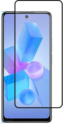 Caseline Edge To Edge Tempered Glass for Infinix Hot 40i(Pack of 1)