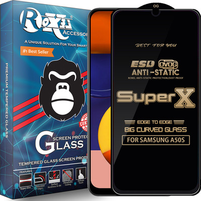 Roxel Edge To Edge Tempered Glass for SAMSUNG A50S(Pack of 1)