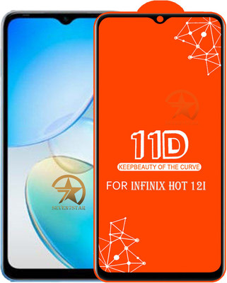 SEVEN7STAR Edge To Edge Tempered Glass for Infinix Hot 12i(Pack of 1)